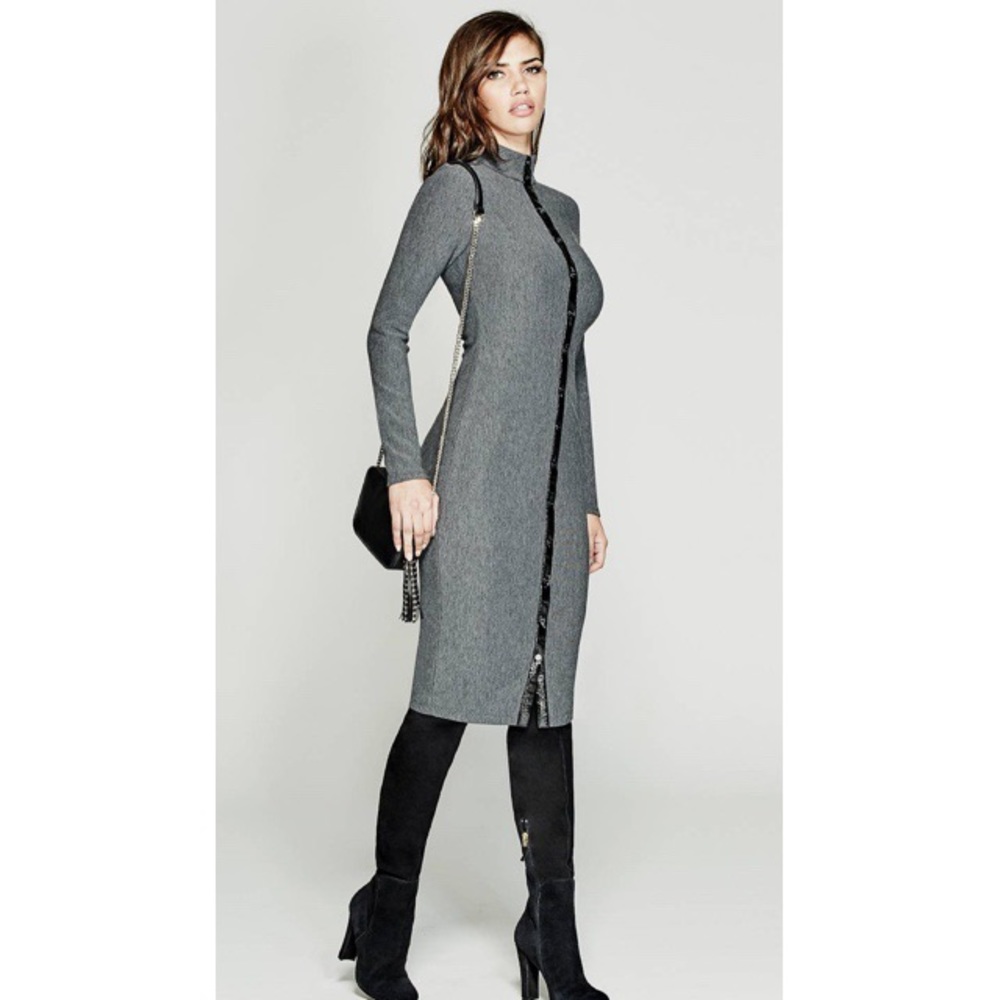 NWT Marciano Aralyn Ribbed Dress Size M